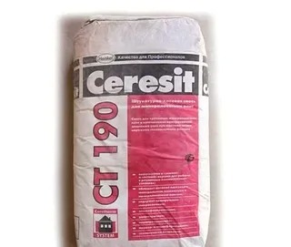Штукатурно-клеевая смесь Ceresit CT 190 - фото 1